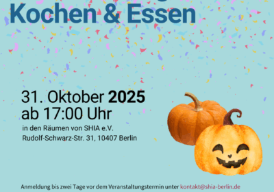Gemeinsam gesund Kochen und Essen am Freitag, 31.10.2025 um 17 Uhr