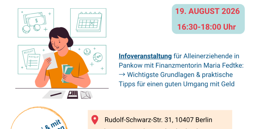 Finanzen für Alleinerziehende am 19.08.2026 von 16:30-18:00 Uhr