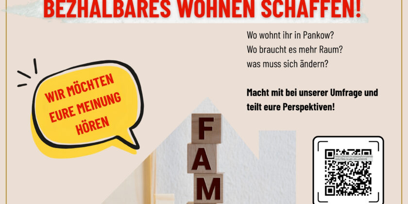 Familienbefragung zu Wohnraumsituation in Pankow 2026